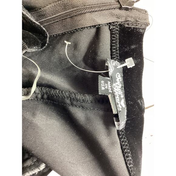 Sequin Heart Girls Half Sleeves Party Dress Polyester Black Velvet Ribbon Size 9 - Picture 5 of 5